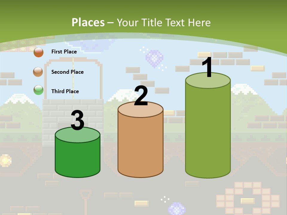 Dandy Mario Game PowerPoint Template