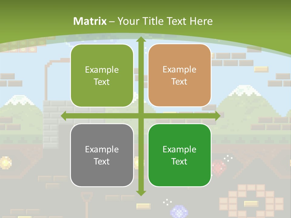 Dandy Mario Game PowerPoint Template