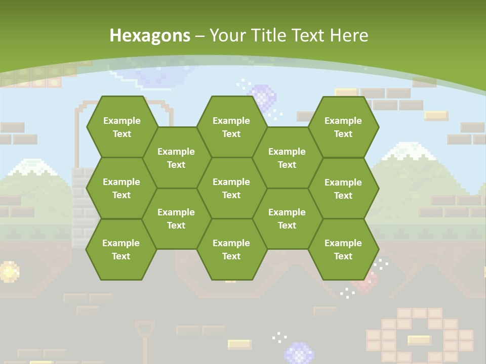 Dandy Mario Game PowerPoint Template