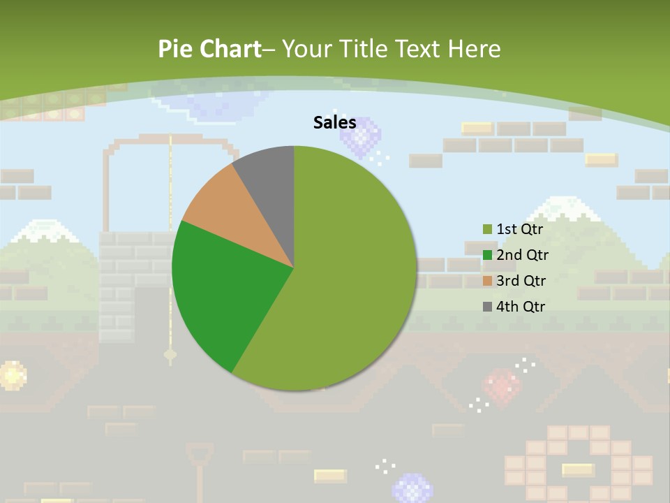 Dandy Mario Game PowerPoint Template