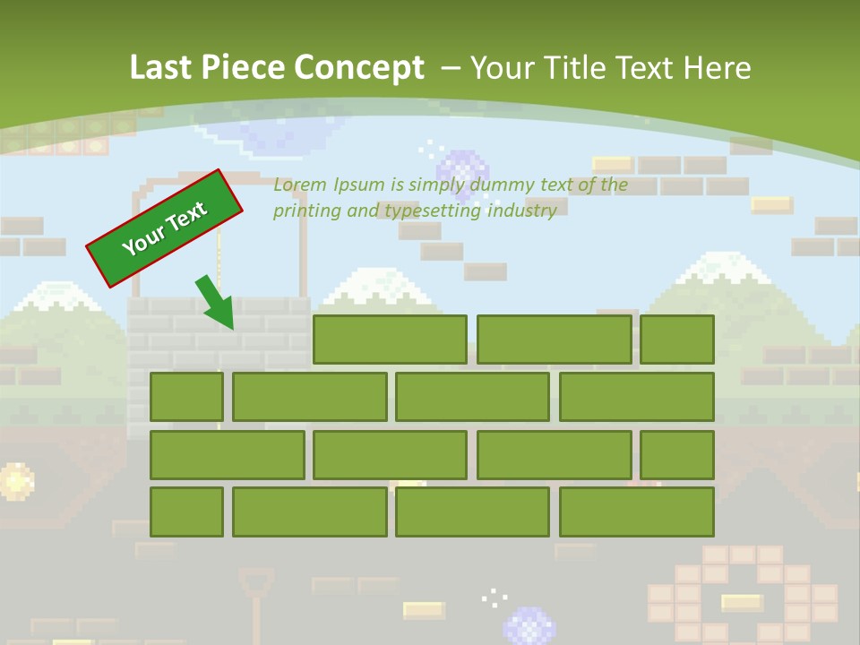 Dandy Mario Game PowerPoint Template