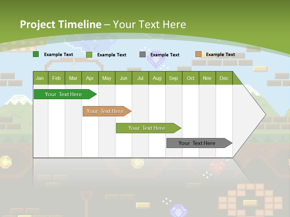 Dandy Mario Game PowerPoint Template