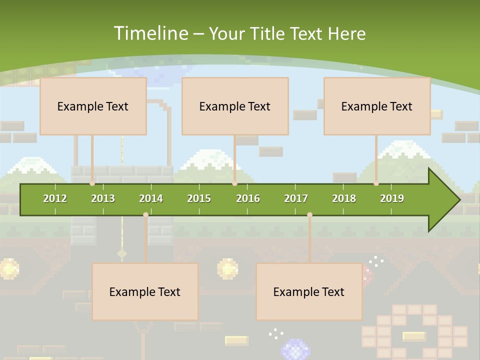 Dandy Mario Game PowerPoint Template
