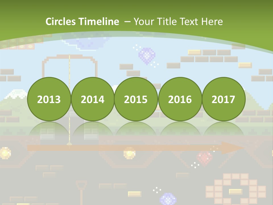 Dandy Mario Game PowerPoint Template