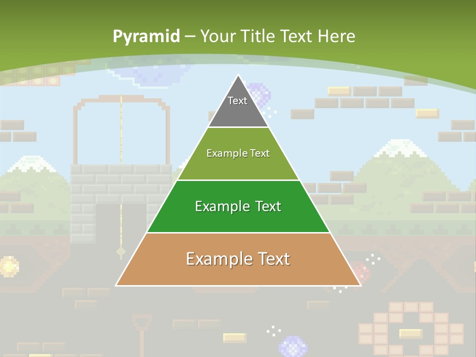 Dandy Mario Game PowerPoint Template