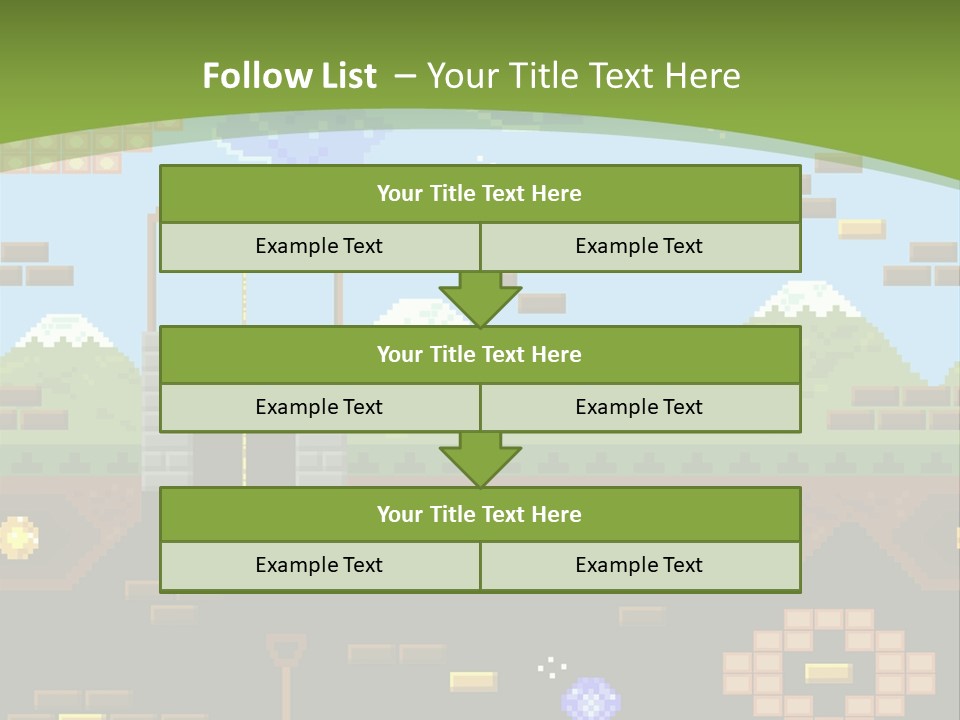 Dandy Mario Game PowerPoint Template