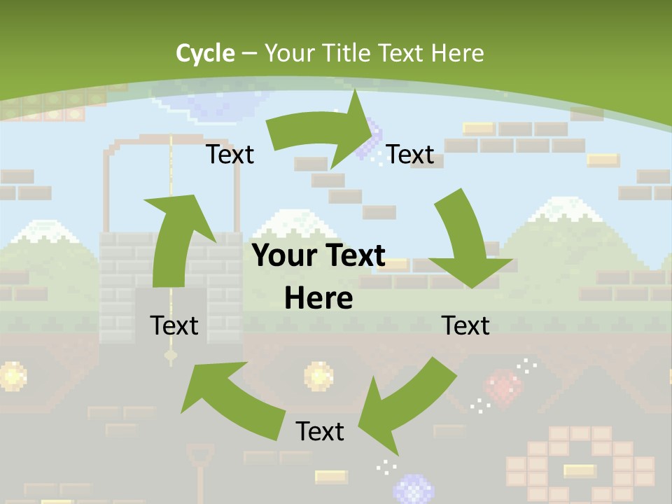 Dandy Mario Game PowerPoint Template