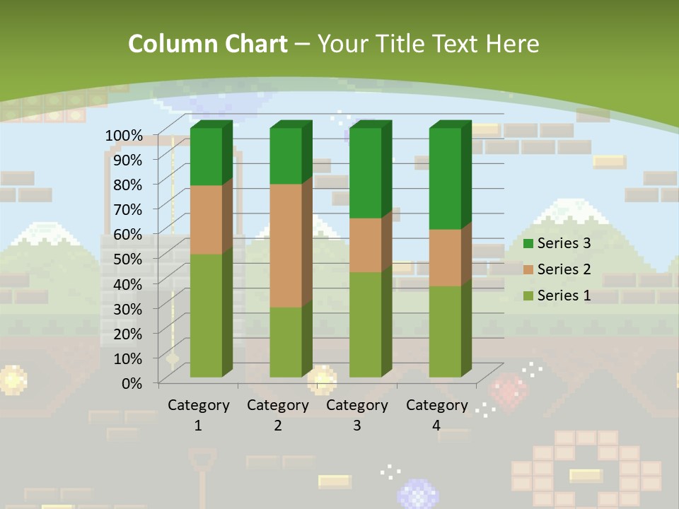 Dandy Mario Game PowerPoint Template