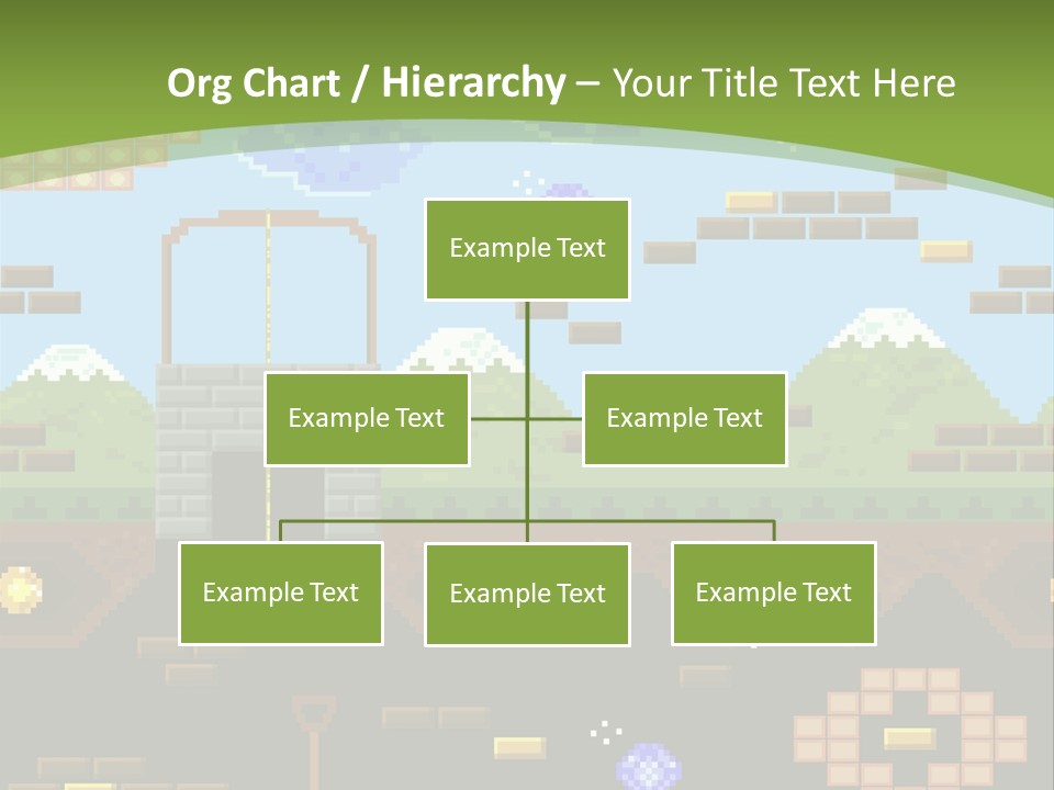 Dandy Mario Game PowerPoint Template