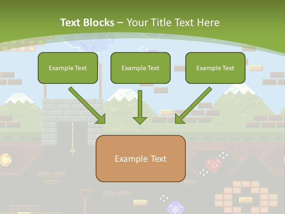 Dandy Mario Game PowerPoint Template
