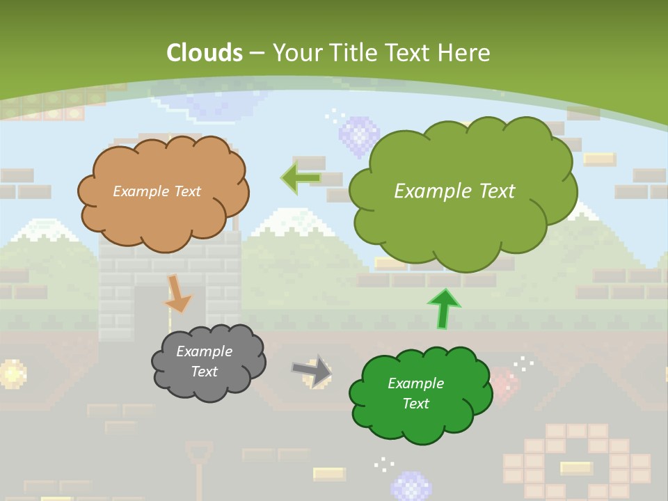 Dandy Mario Game PowerPoint Template