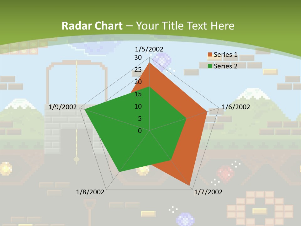 Dandy Mario Game PowerPoint Template