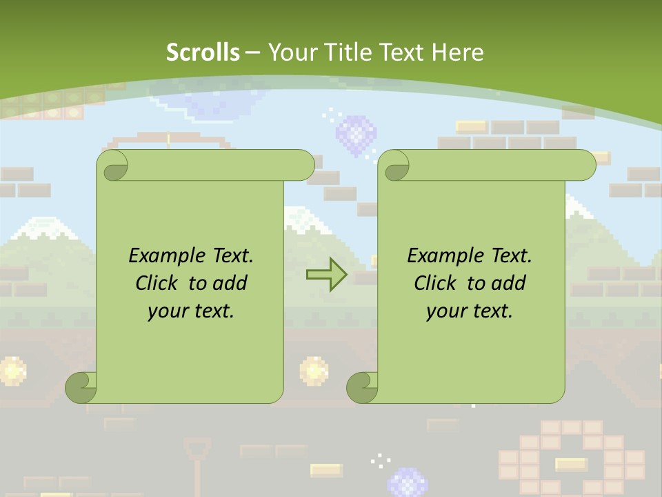 Dandy Mario Game PowerPoint Template