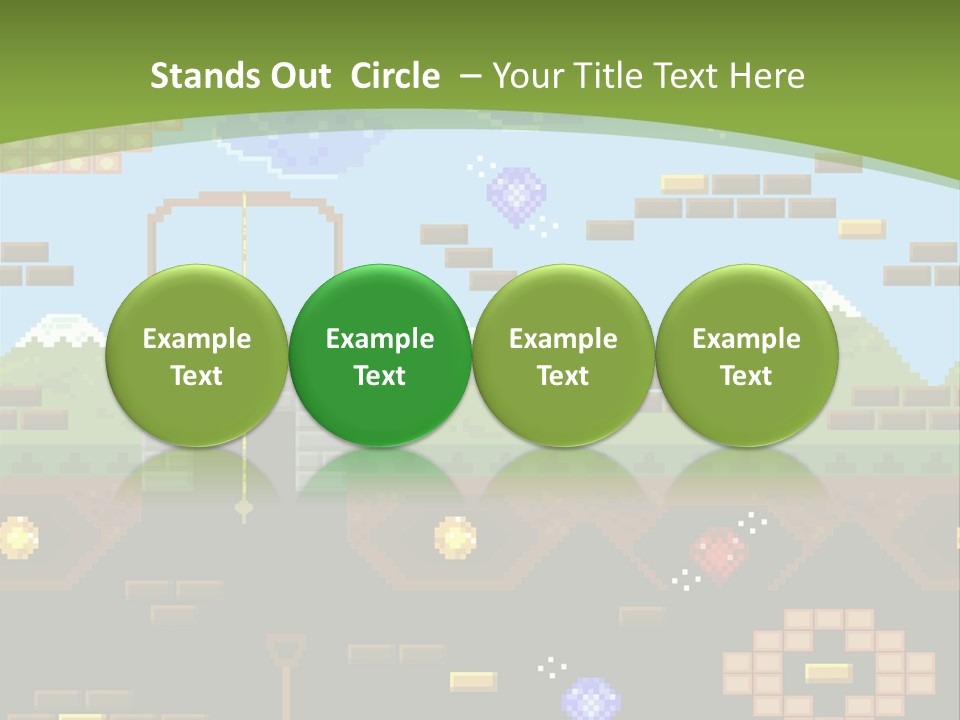 Dandy Mario Game PowerPoint Template