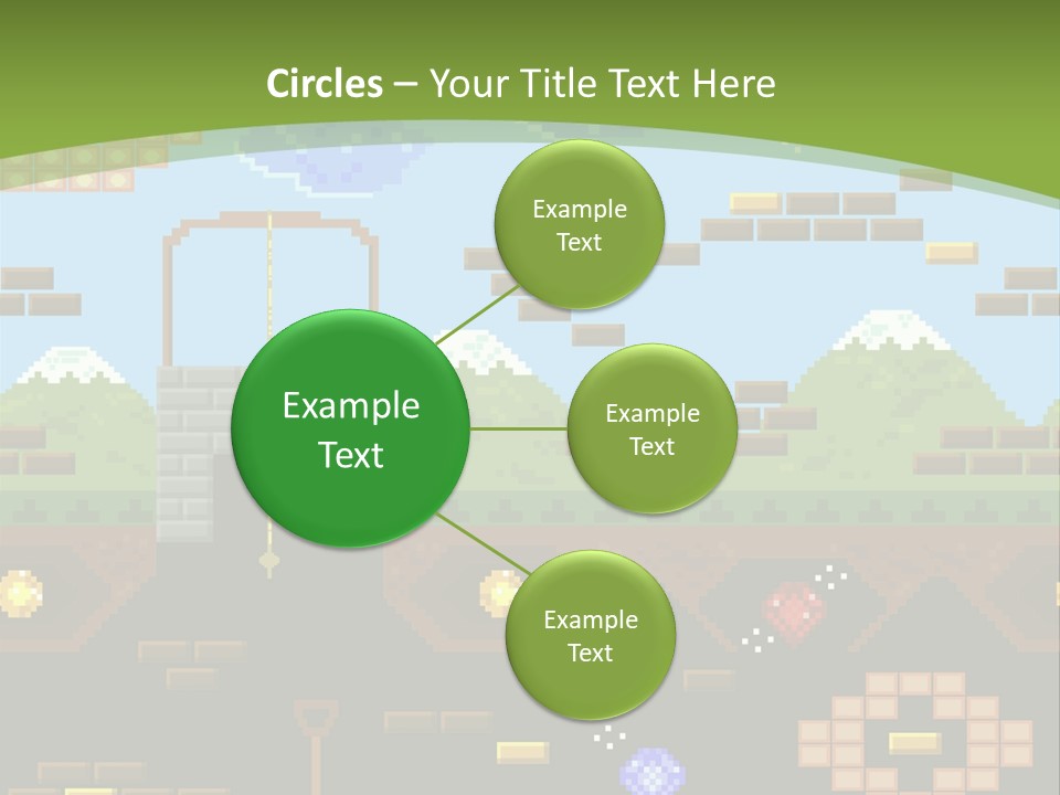 Dandy Mario Game PowerPoint Template