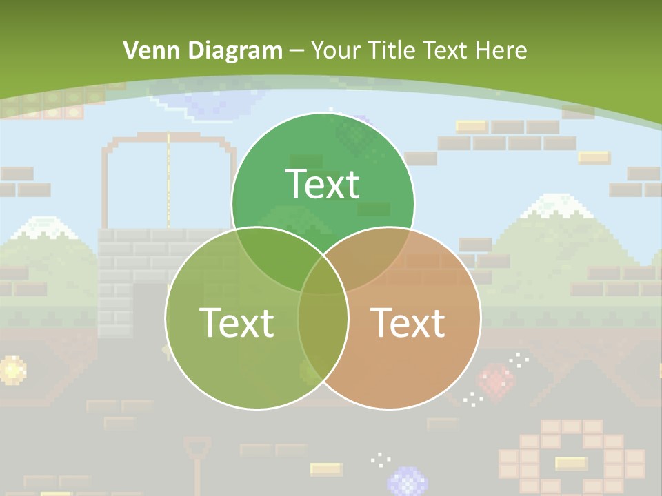 Dandy Mario Game PowerPoint Template