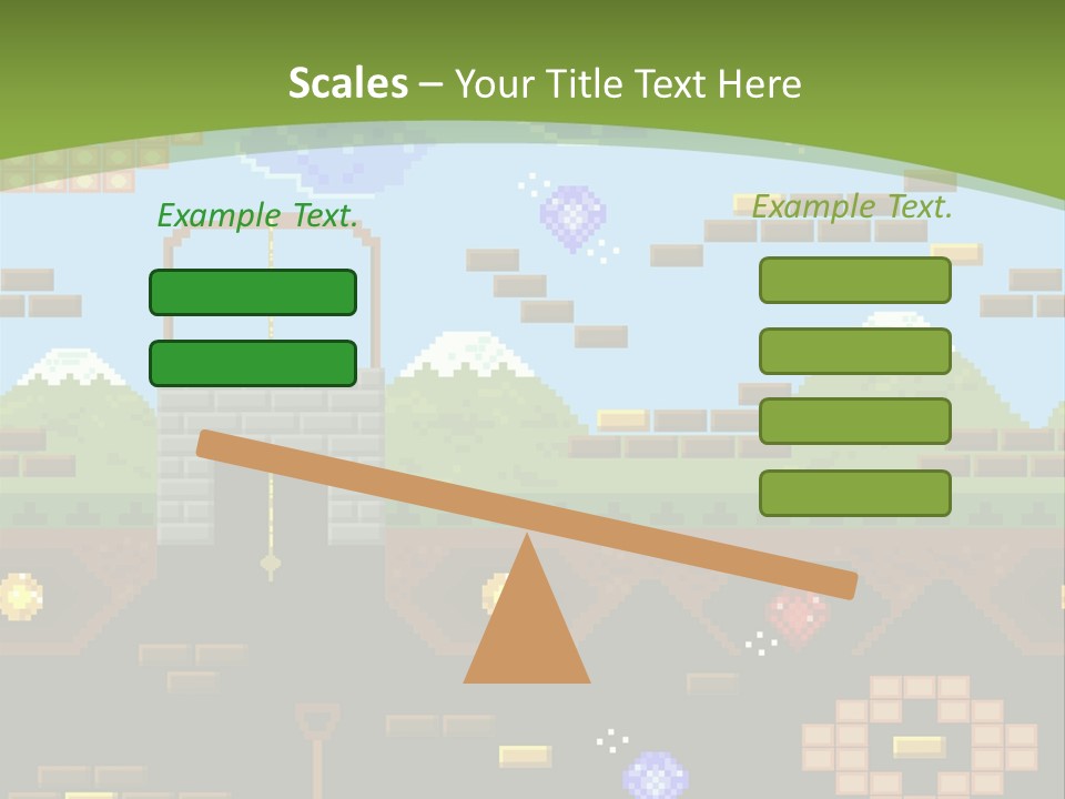 Dandy Mario Game PowerPoint Template