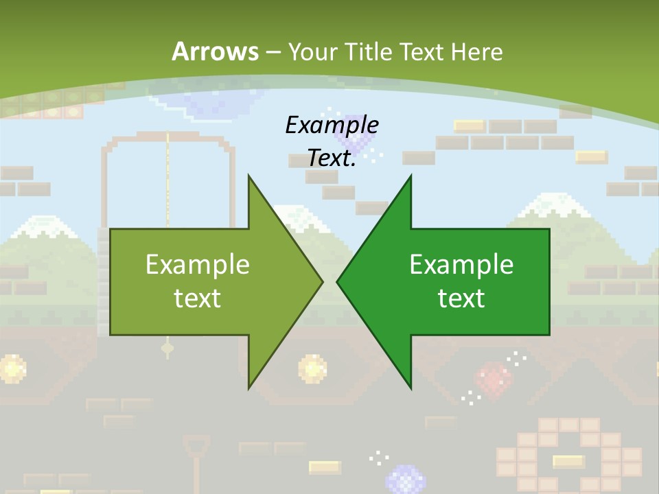 Dandy Mario Game PowerPoint Template