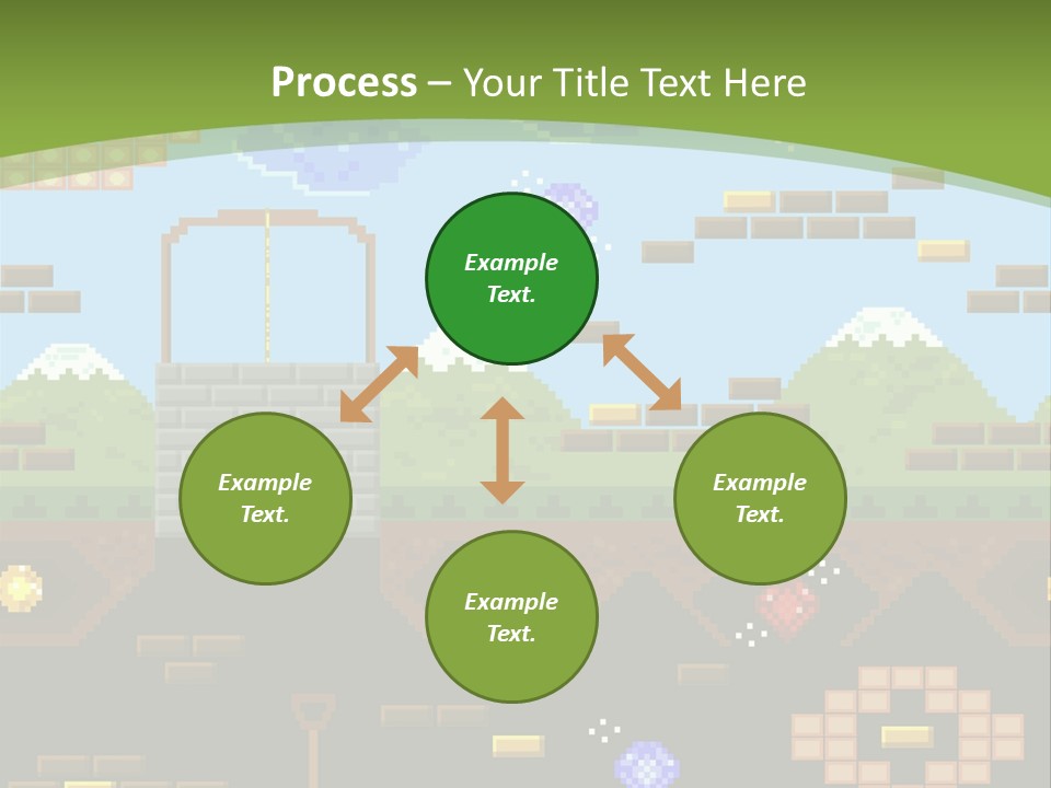 Dandy Mario Game PowerPoint Template