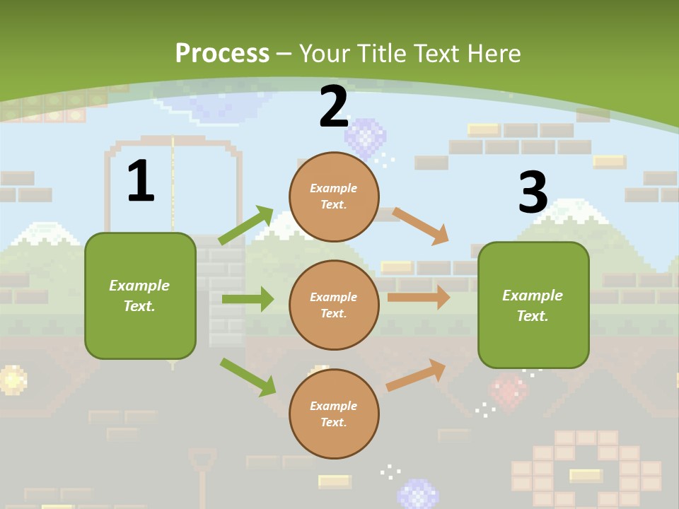 Dandy Mario Game PowerPoint Template