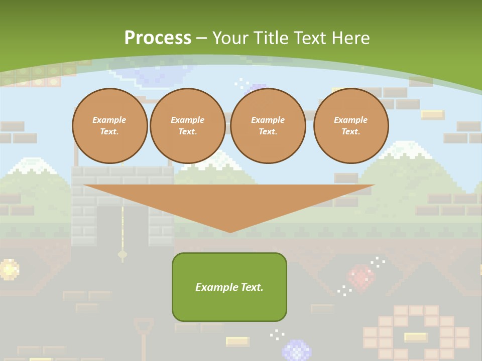 Dandy Mario Game PowerPoint Template
