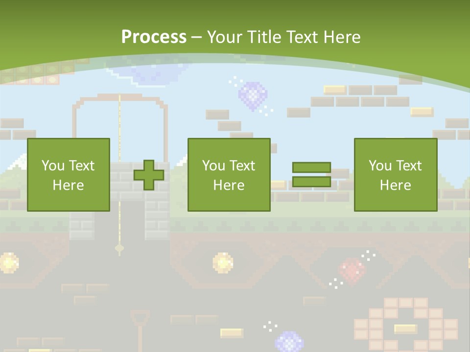Dandy Mario Game PowerPoint Template