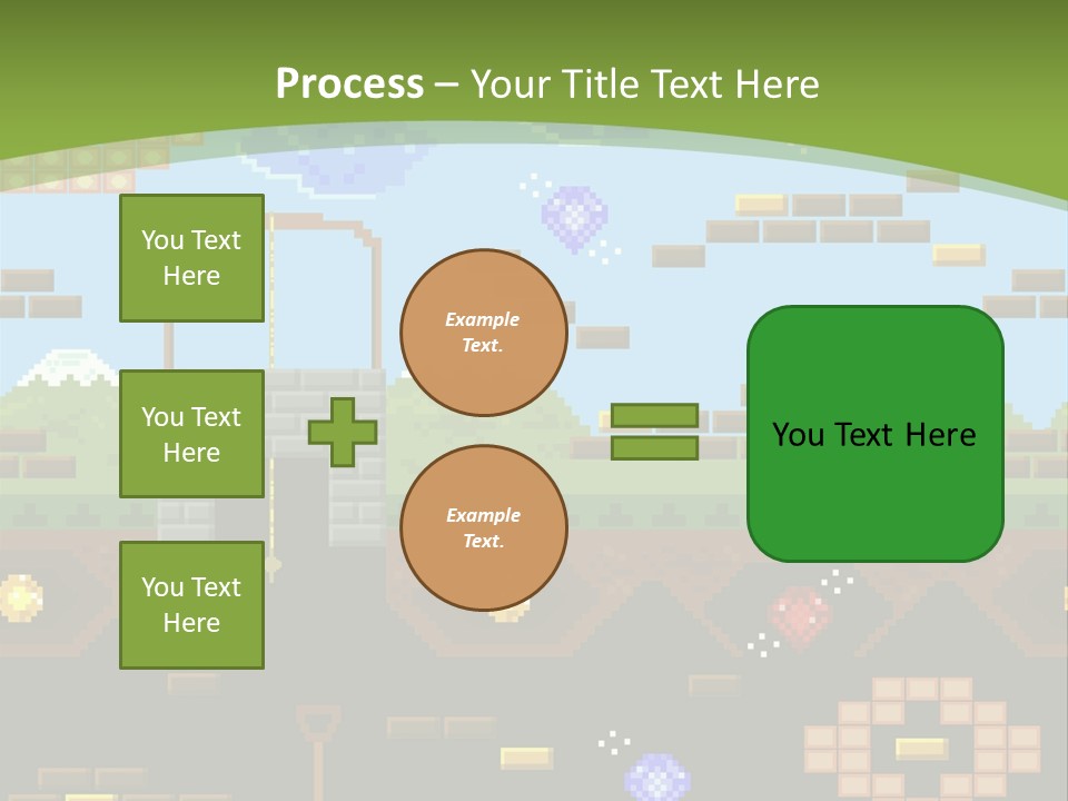 Dandy Mario Game PowerPoint Template
