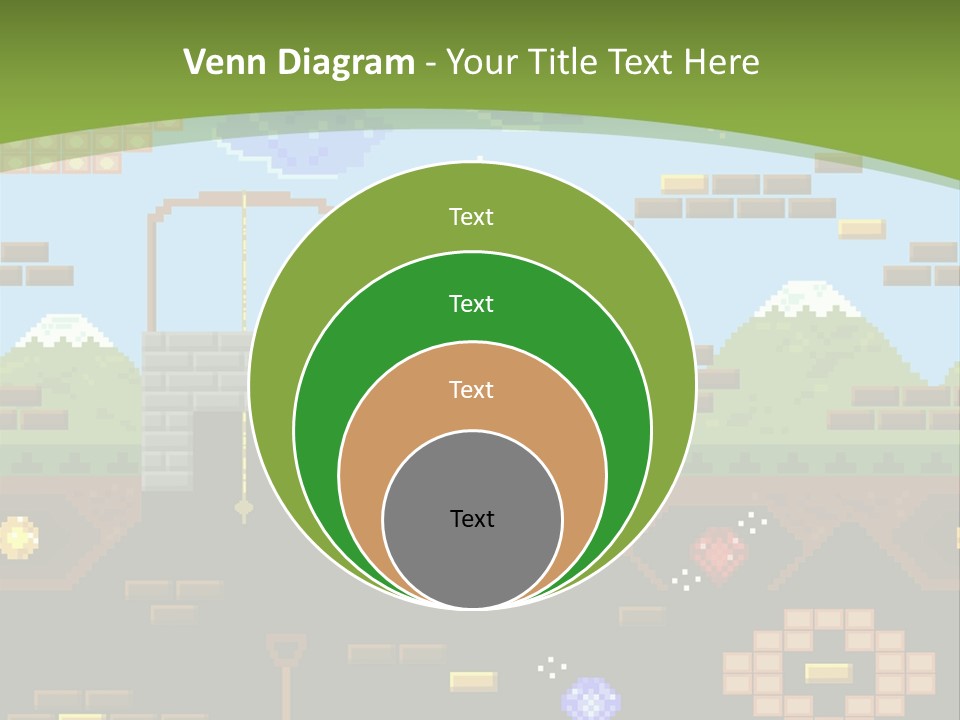 Dandy Mario Game PowerPoint Template