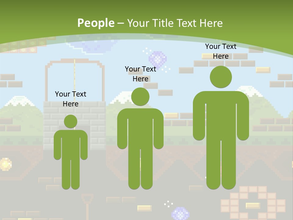 Dandy Mario Game PowerPoint Template