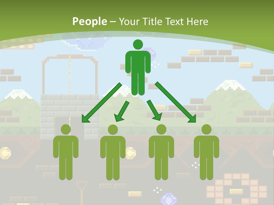 Dandy Mario Game PowerPoint Template