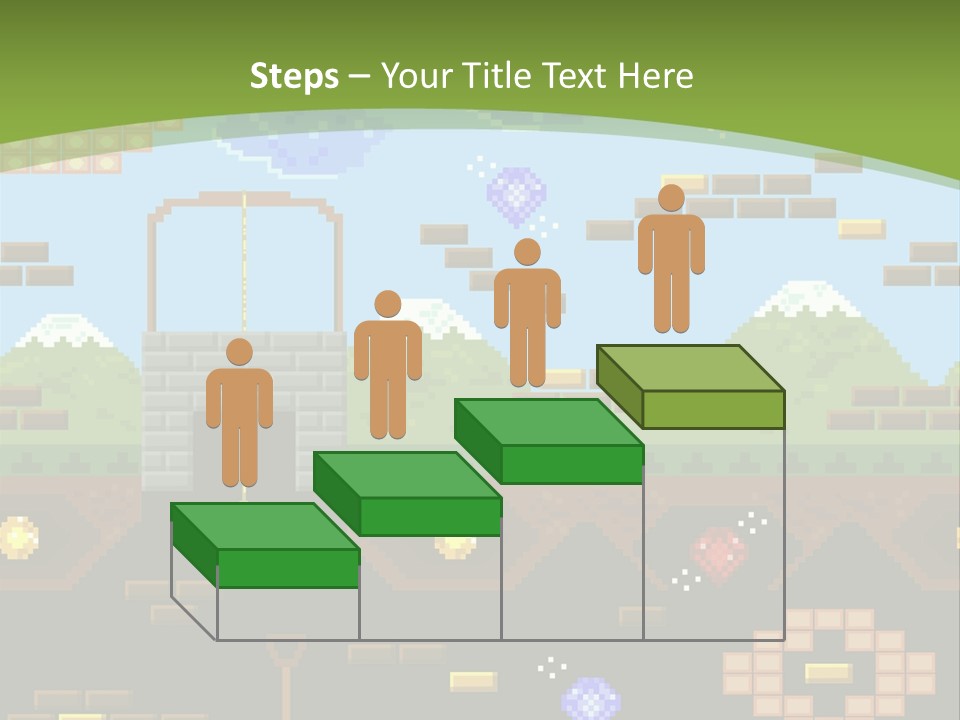 Dandy Mario Game PowerPoint Template