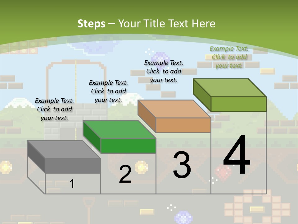 Dandy Mario Game PowerPoint Template