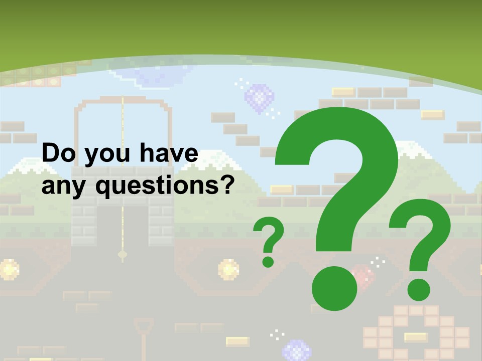 Dandy Mario Game PowerPoint Template