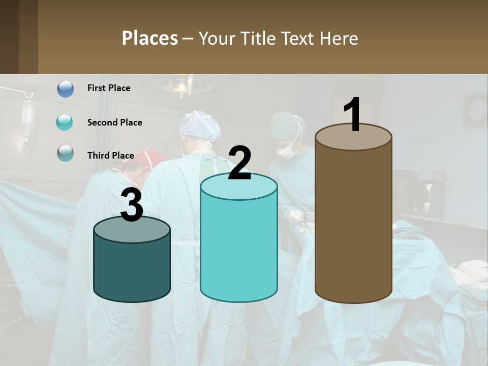 Doctors Perform The Operation PowerPoint Template