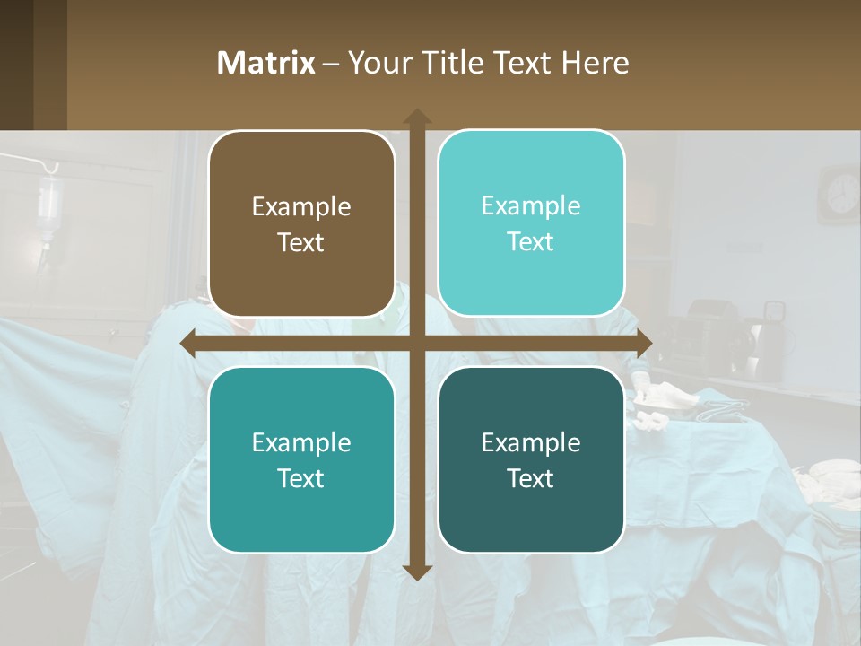 Doctors Perform The Operation PowerPoint Template