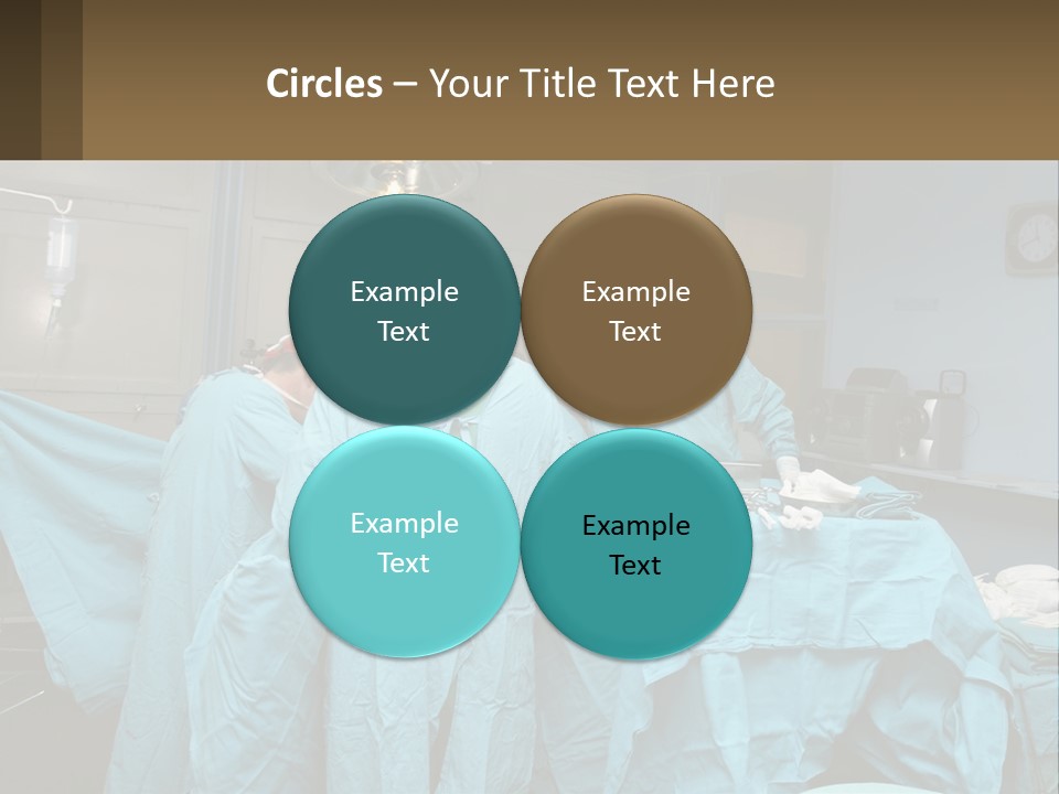 Doctors Perform The Operation PowerPoint Template