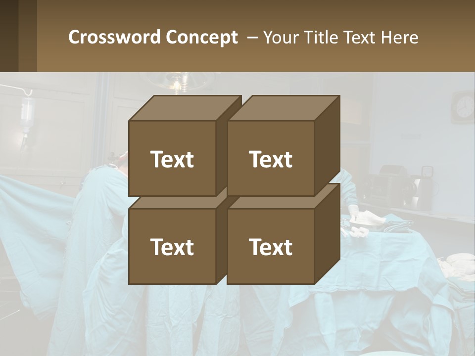Doctors Perform The Operation PowerPoint Template