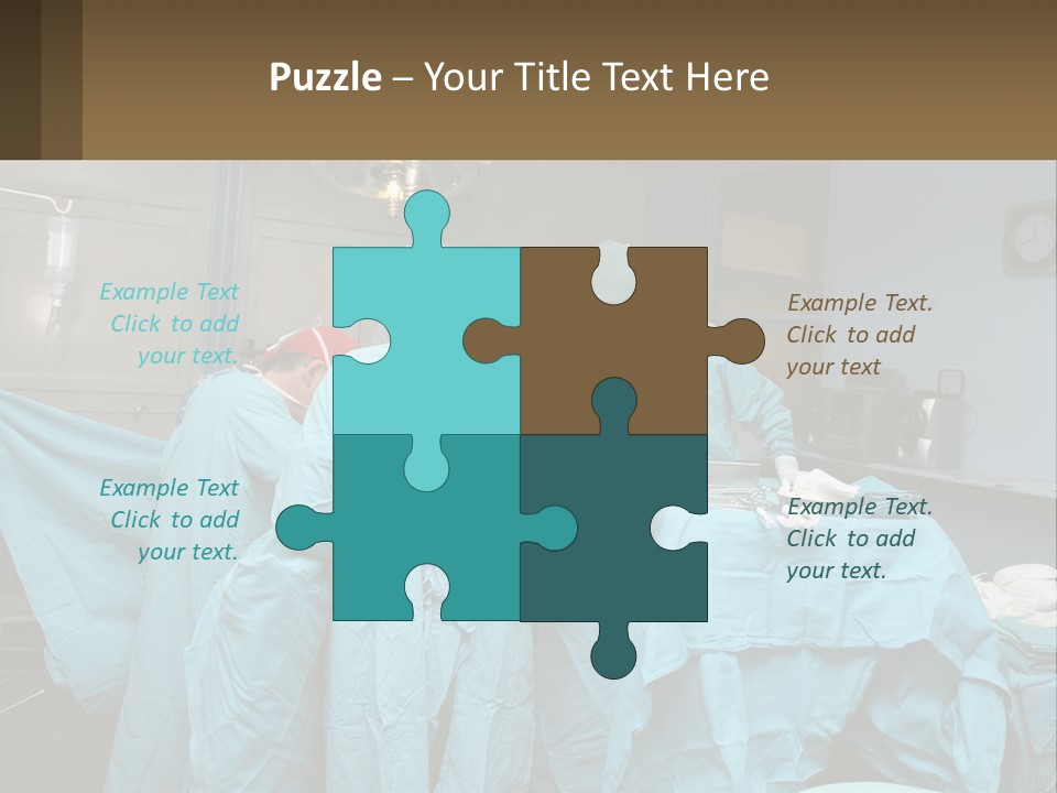 Doctors Perform The Operation PowerPoint Template