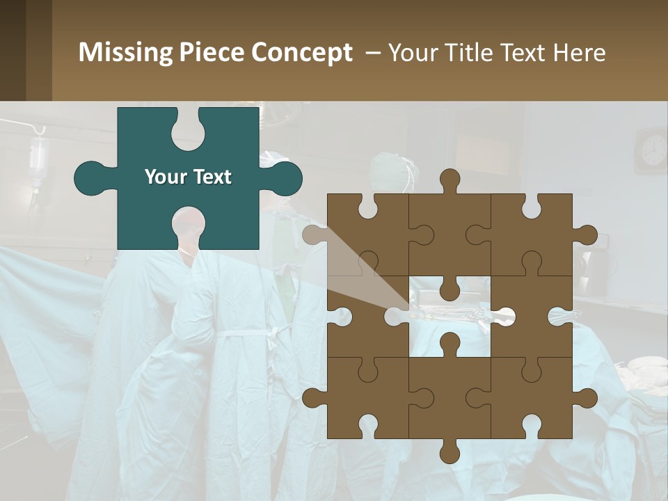 Doctors Perform The Operation PowerPoint Template