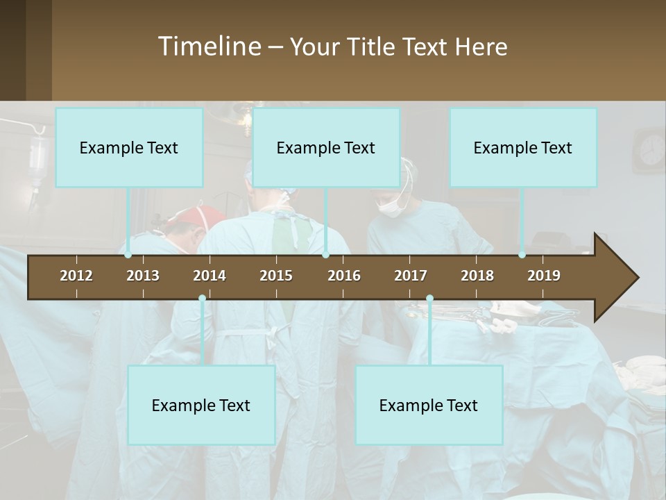Doctors Perform The Operation PowerPoint Template