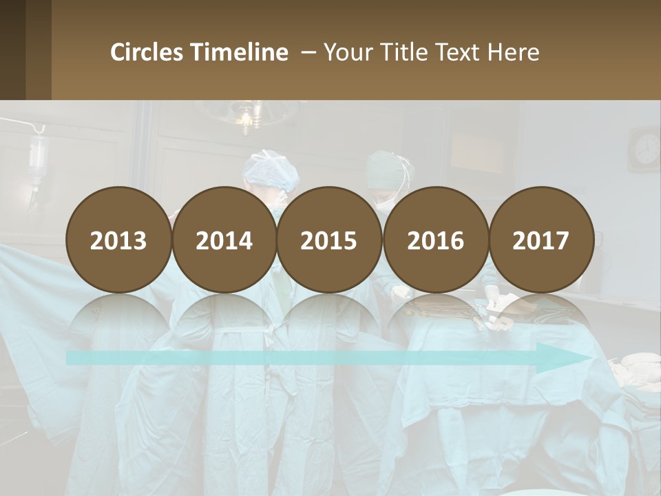 Doctors Perform The Operation PowerPoint Template