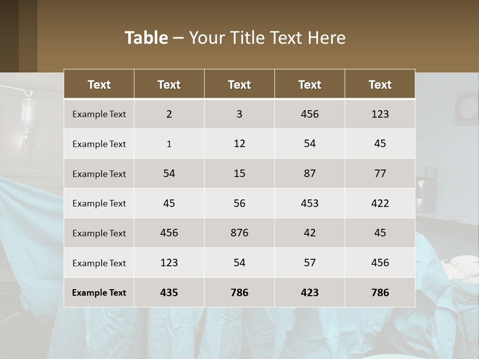 Doctors Perform The Operation PowerPoint Template