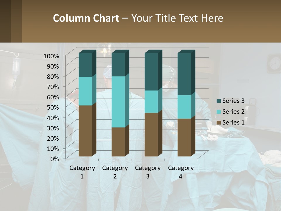 Doctors Perform The Operation PowerPoint Template