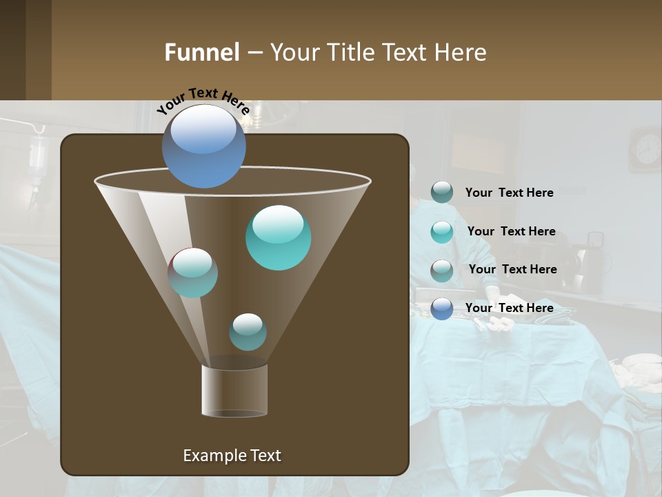 Doctors Perform The Operation PowerPoint Template