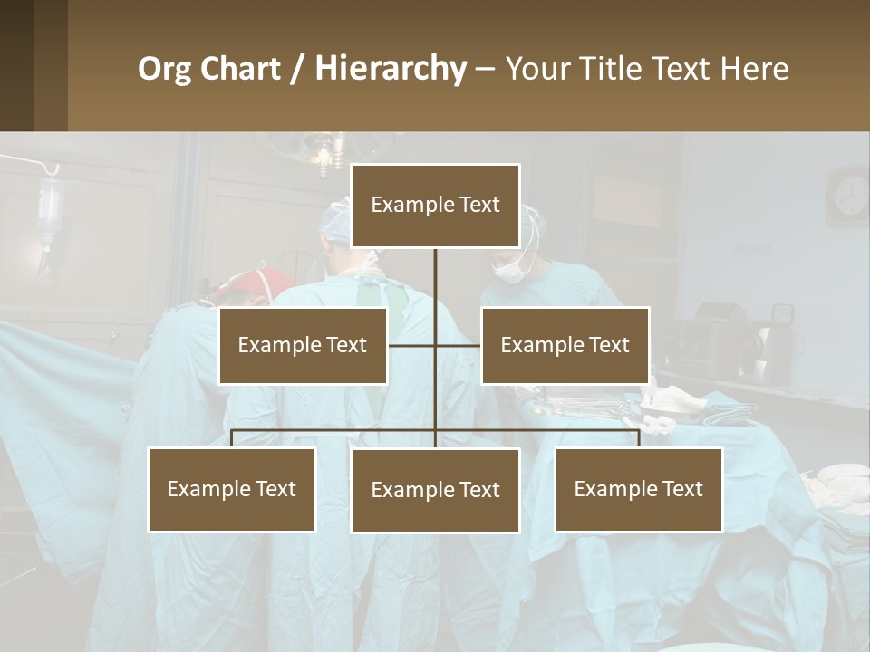 Doctors Perform The Operation PowerPoint Template