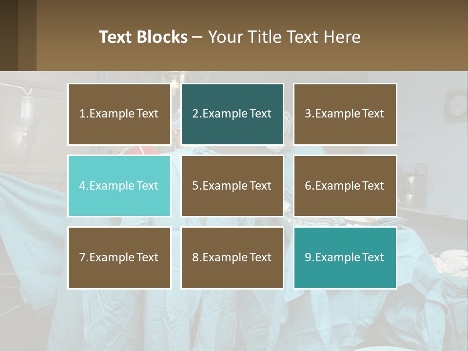 Doctors Perform The Operation PowerPoint Template