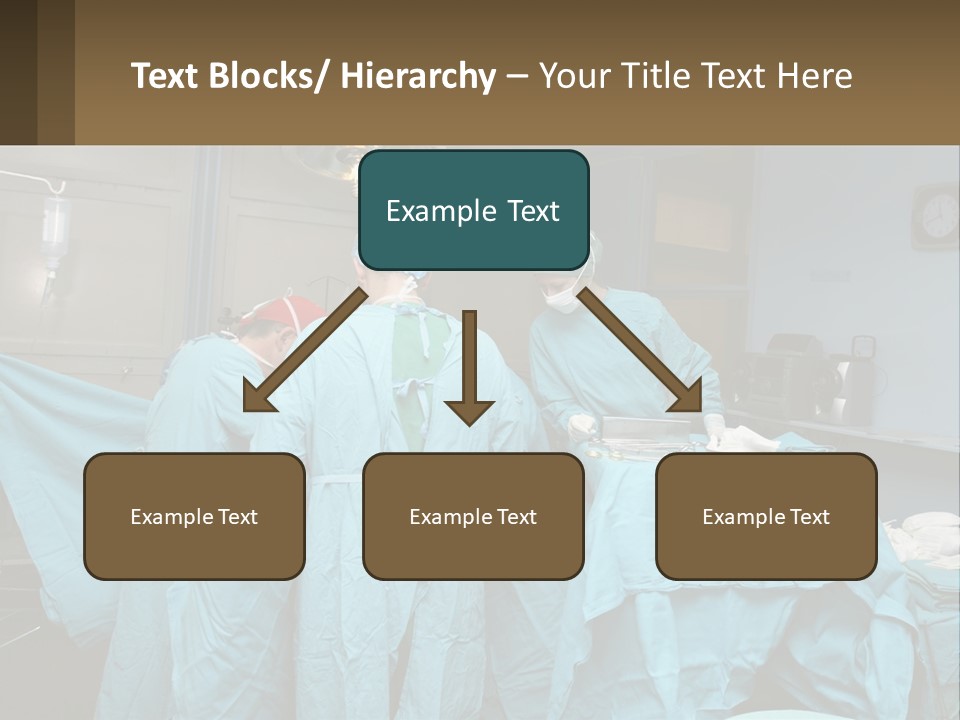 Doctors Perform The Operation PowerPoint Template