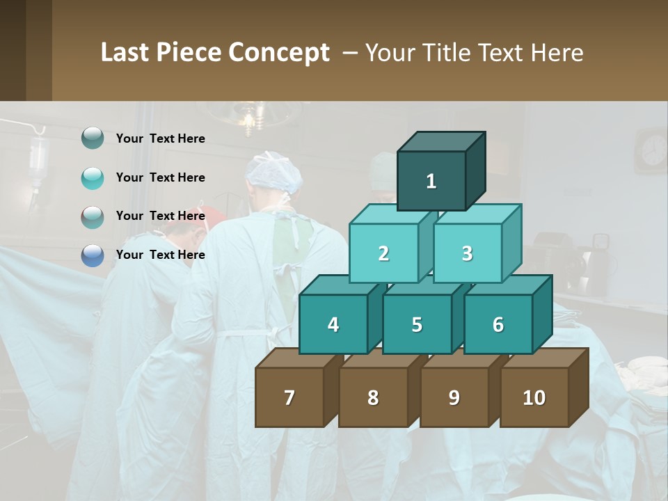 Doctors Perform The Operation PowerPoint Template