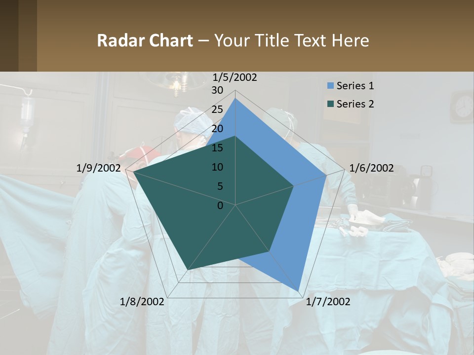 Doctors Perform The Operation PowerPoint Template