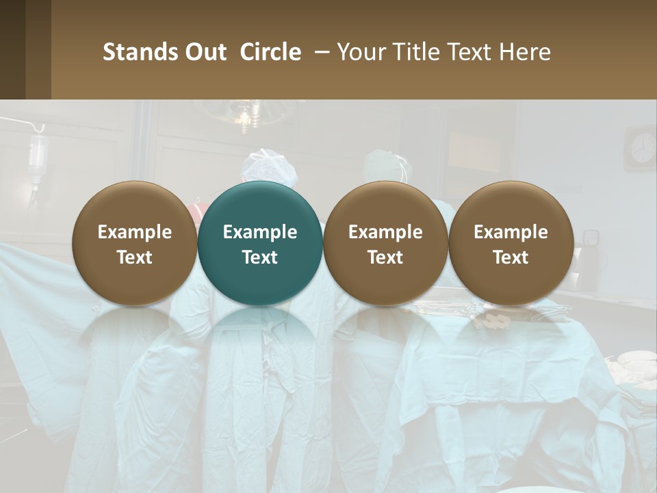 Doctors Perform The Operation PowerPoint Template